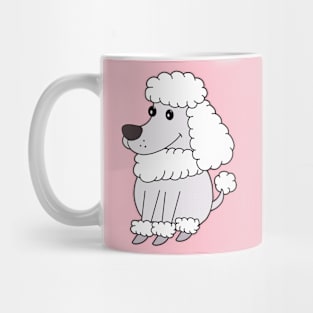 Dog Cartoon Adorable Poodle Mug